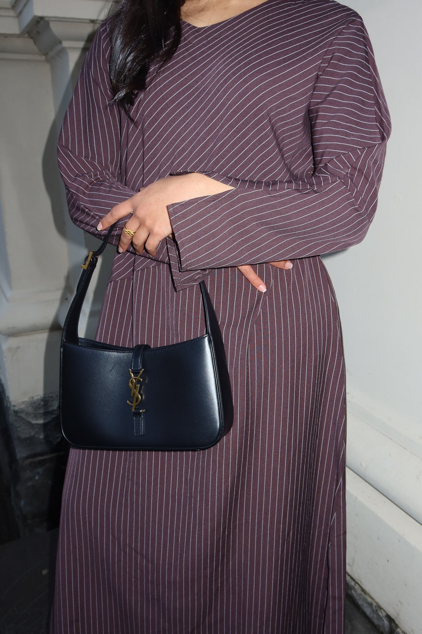 Pinstripe Abayah