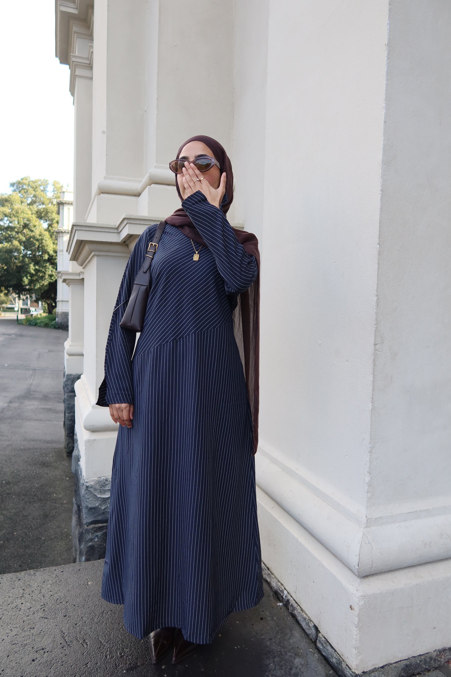 Pinstripe Abayah