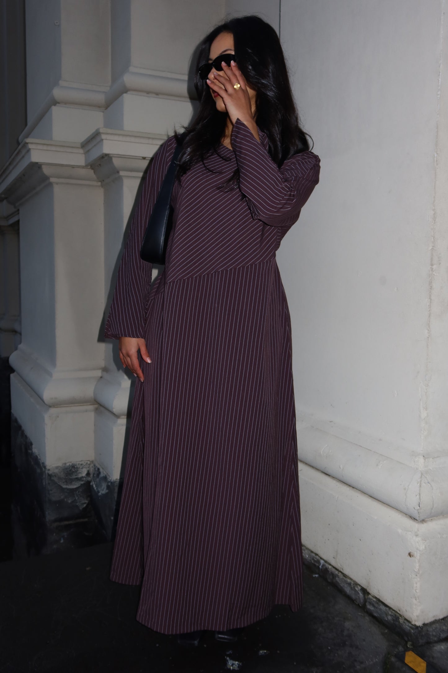 Pinstripe Abayah