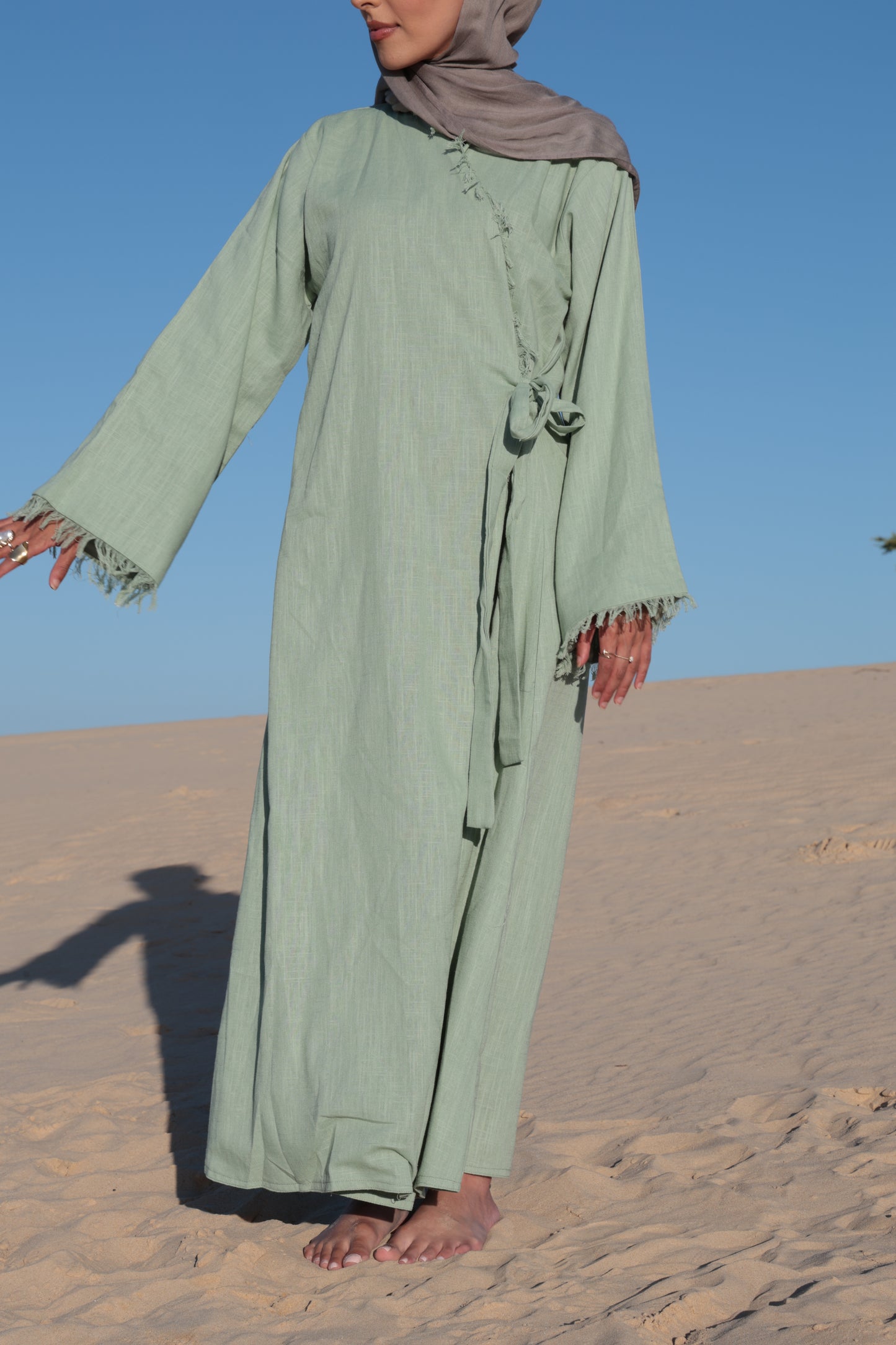 Linen Wrap Abayah
