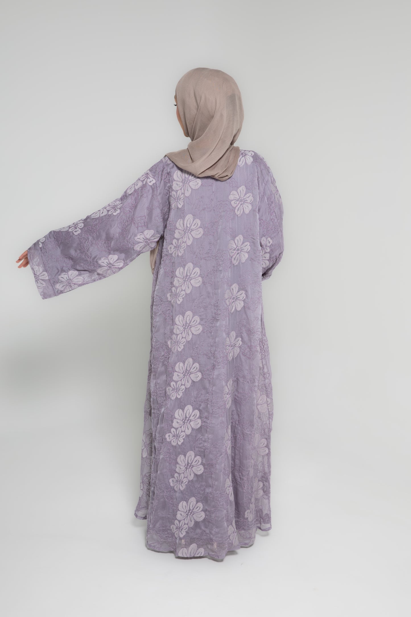 Lilac Bloom Abayah Set