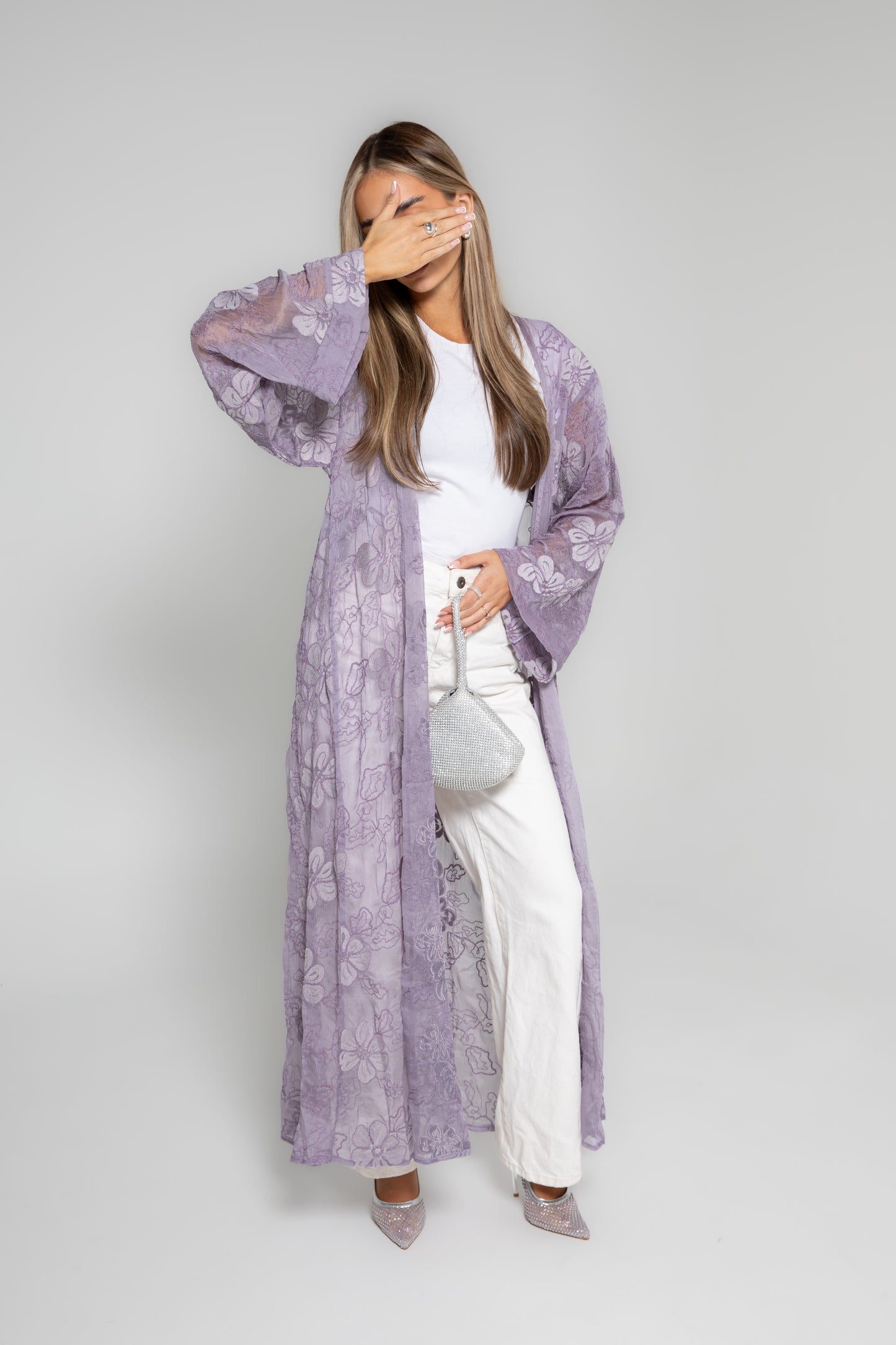 Lilac Bloom Abayah Set