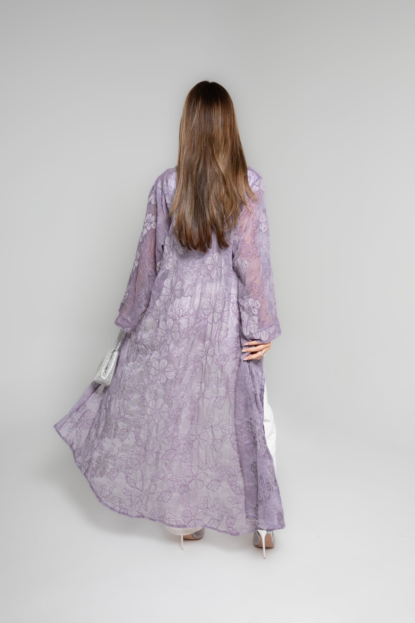 Lilac Bloom Abayah Set