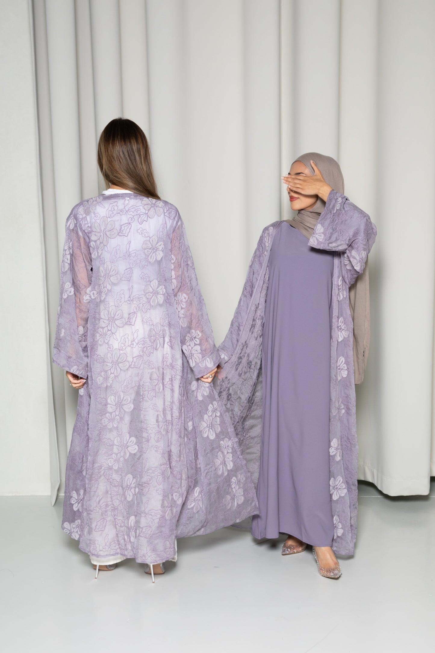 Lilac Bloom Abayah Set