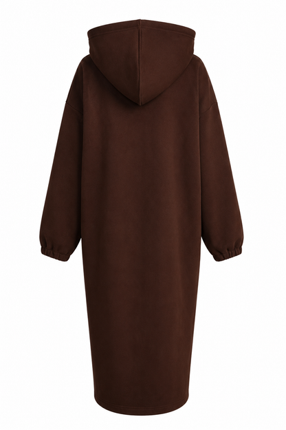 Oversized Hoodie Zip Abayah