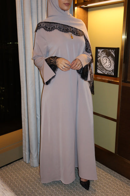 Zara Lace Abayah set