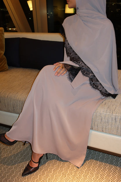 Zara Lace Abayah set