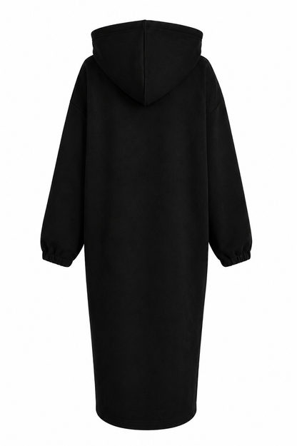 Oversized Hoodie Zip Abayah