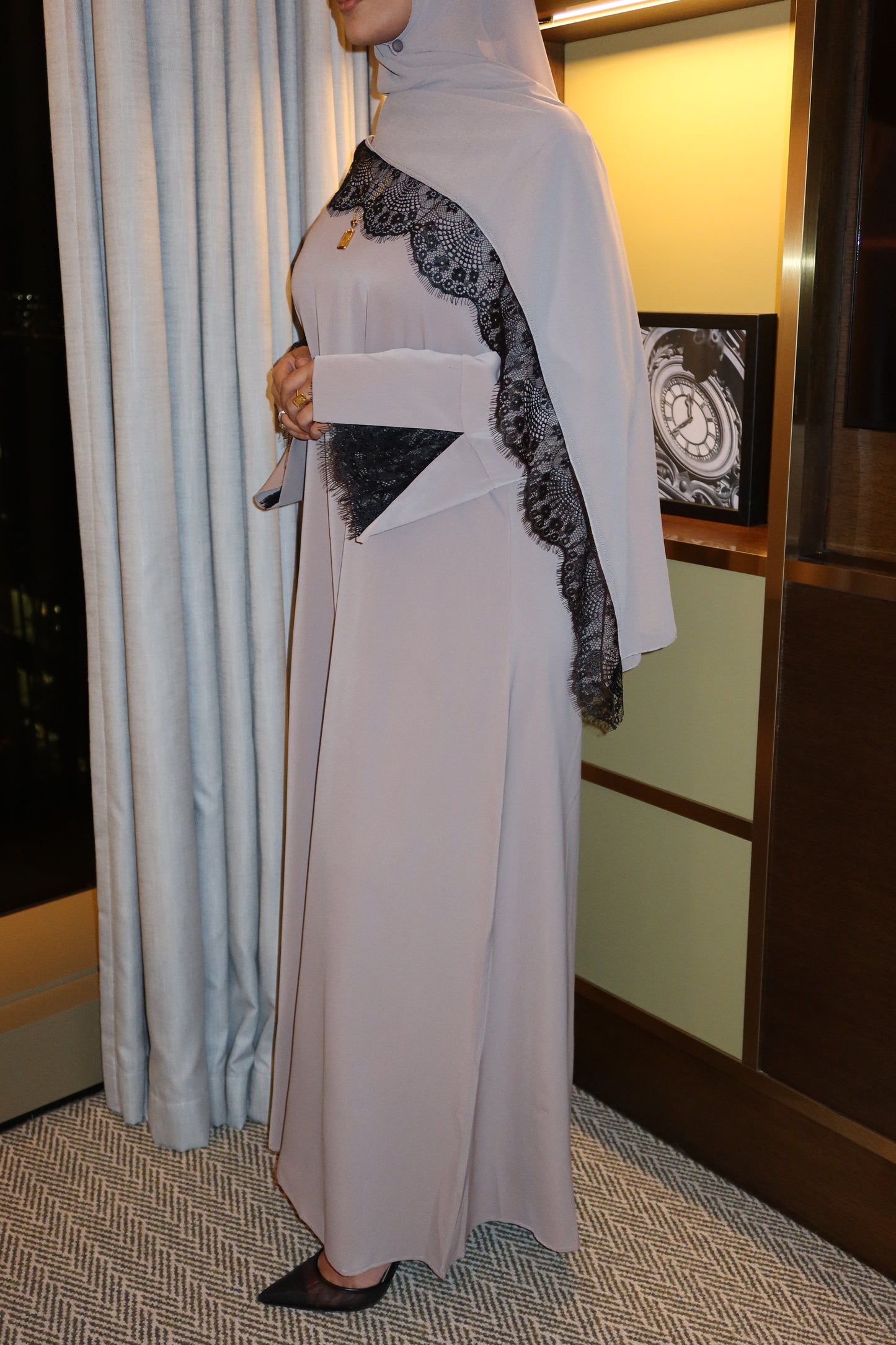 Zara Lace Abayah set