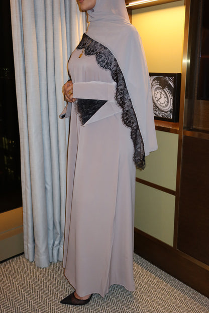 Zara Lace Abayah set