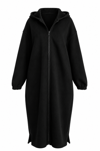 Oversized Hoodie Zip Abayah