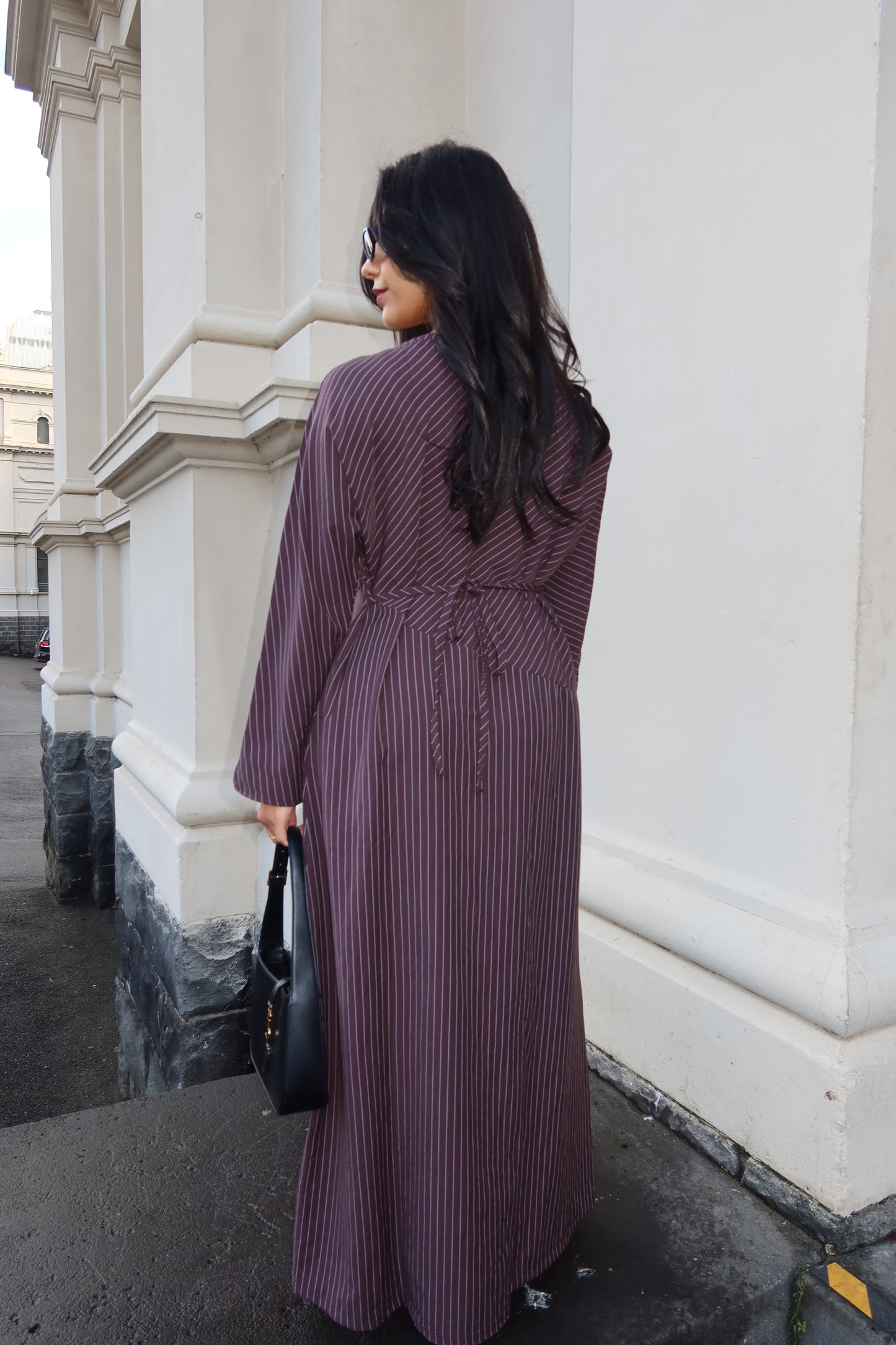 Pinstripe Abayah