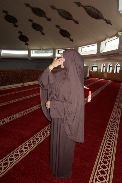 Jersey Jilbab and Abayah Set