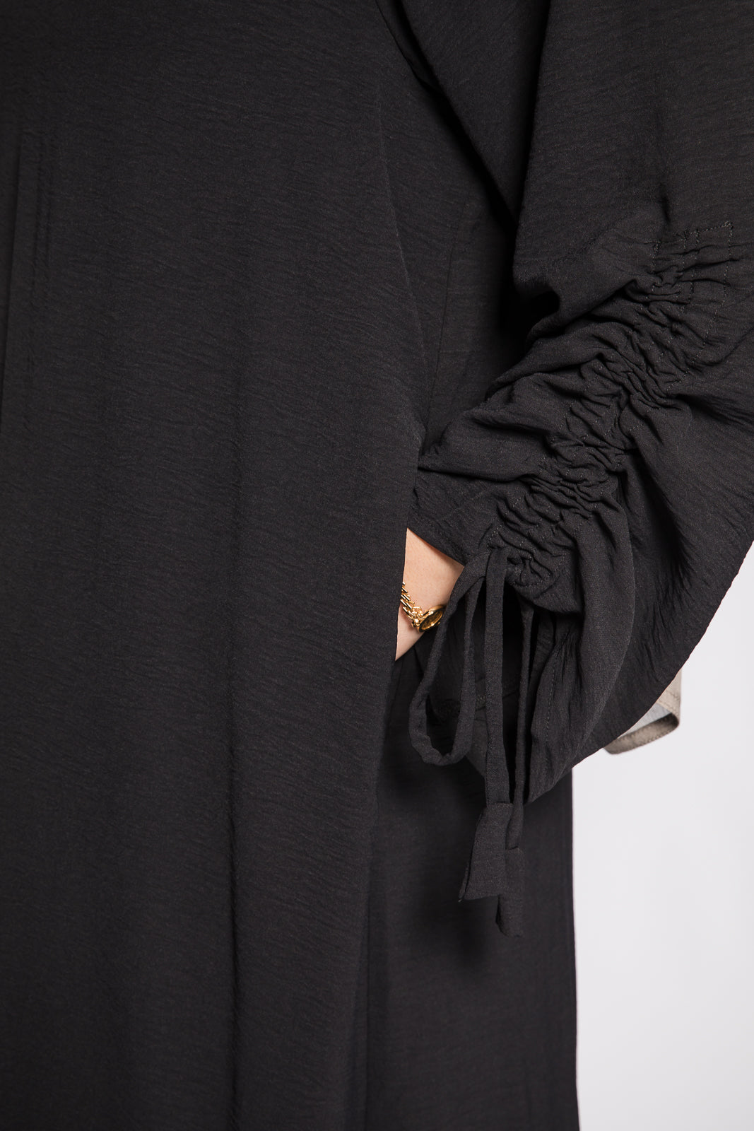 Ruched Sleeve Abayah