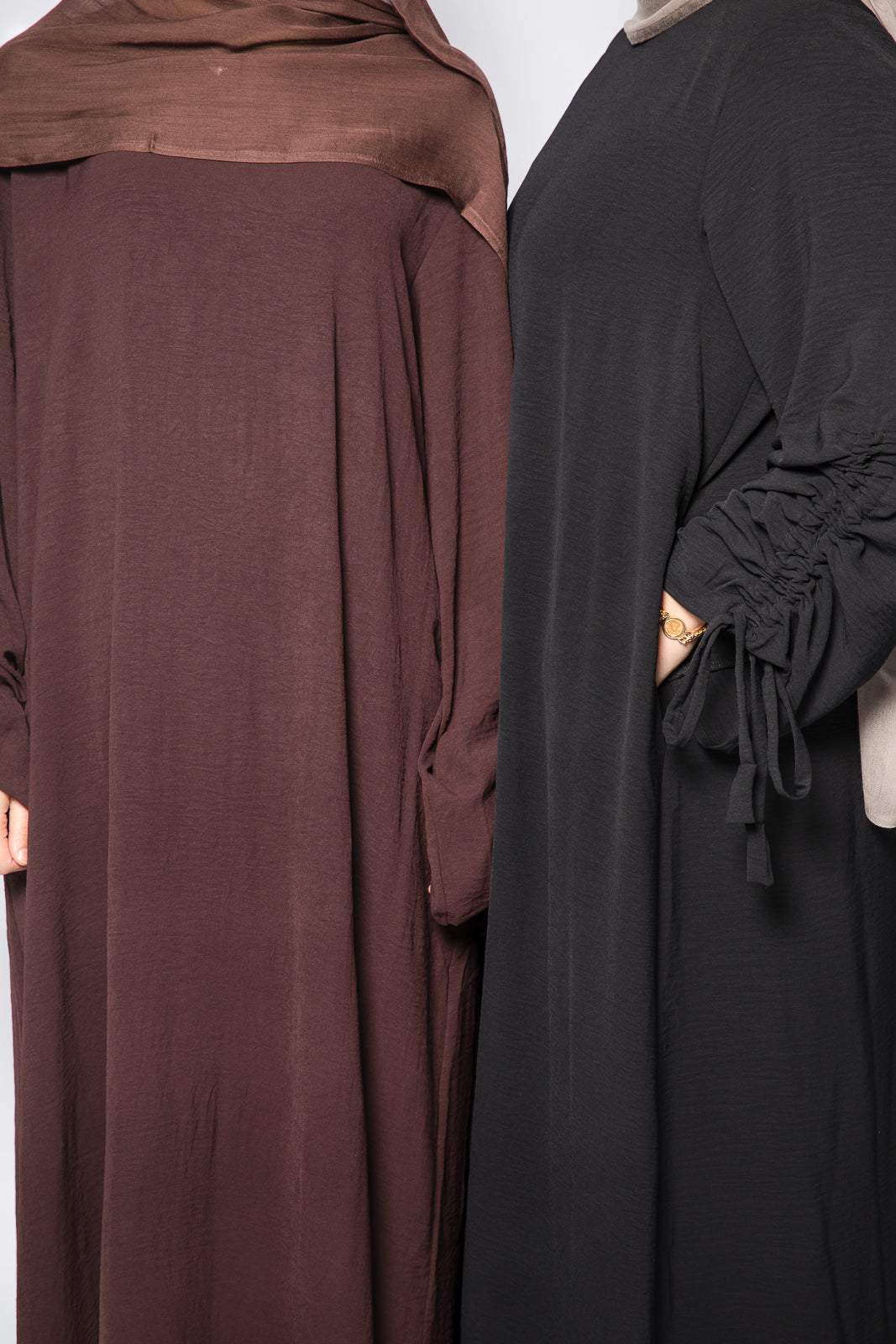Ruched Sleeve Abayah