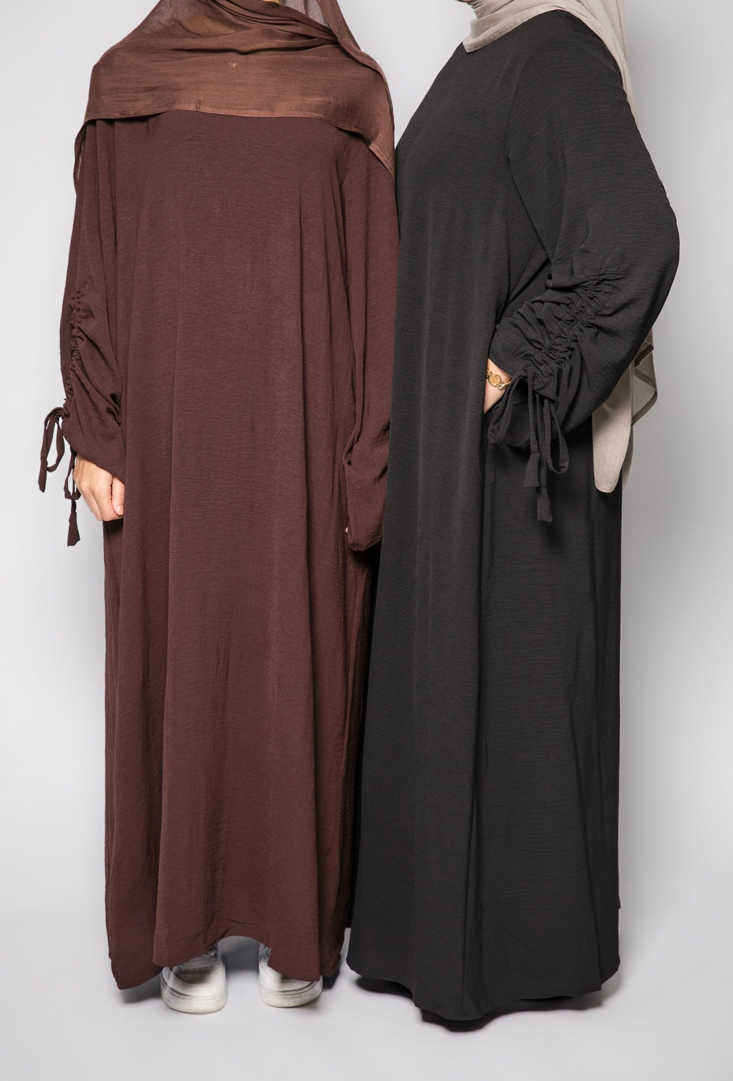 Ruched Sleeve Abayah