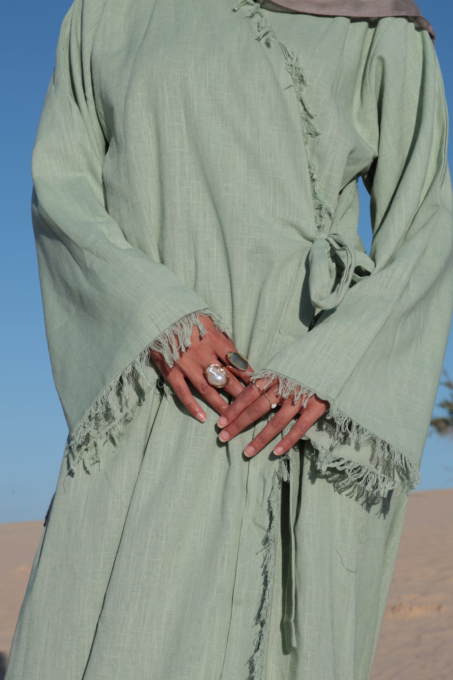 Linen Wrap Abayah